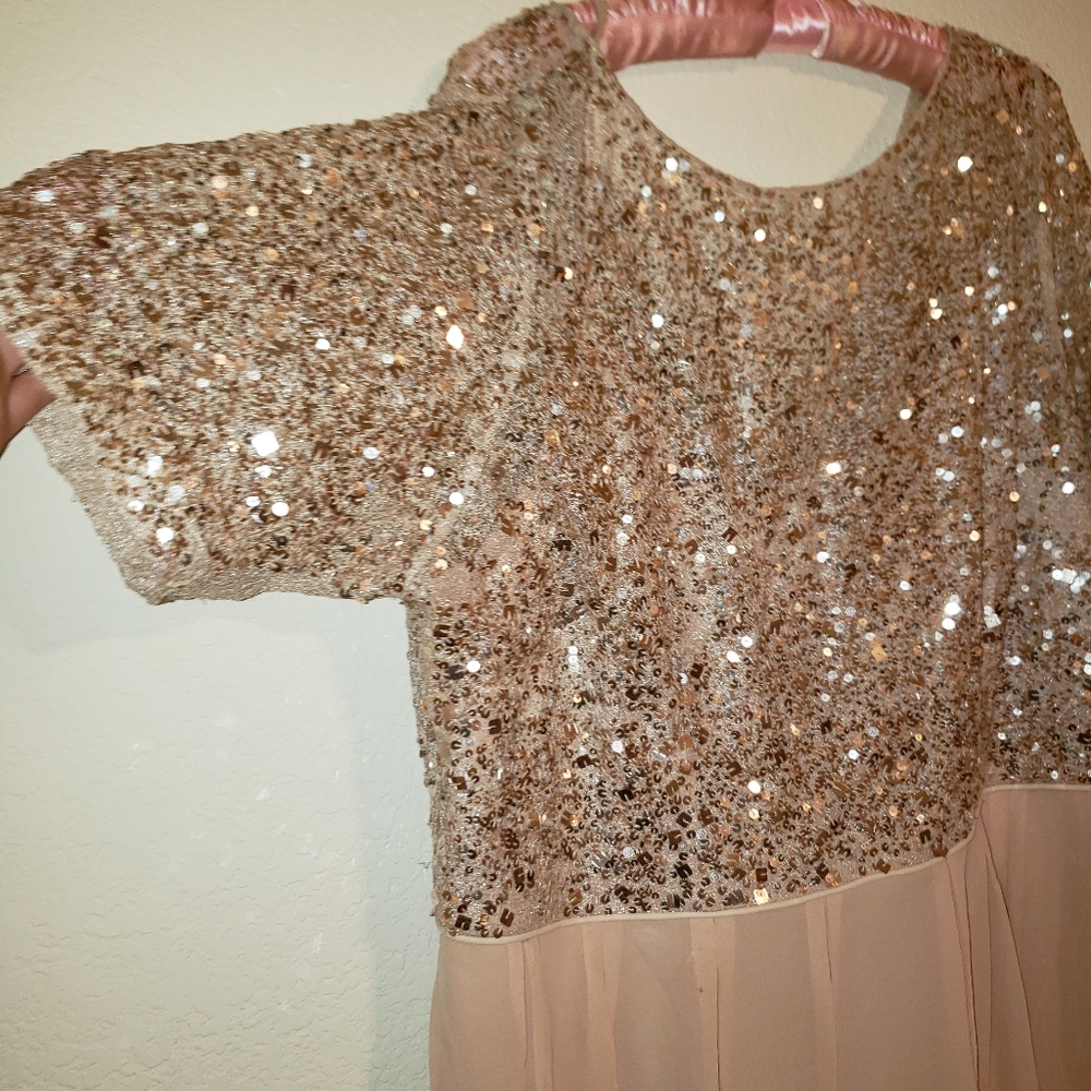 Rose Gold Blush bridesmaid's dress